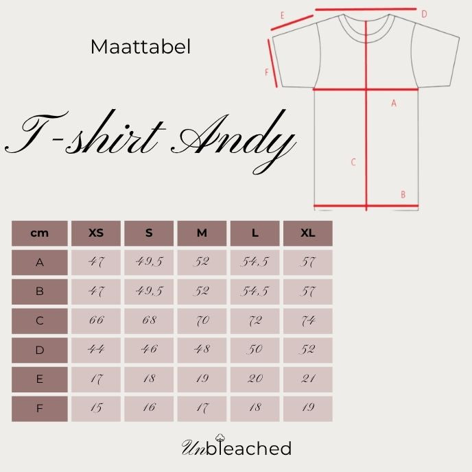 Limited Edition heren t-shirt - Andy (100% katoen) [PRE-ORDER]