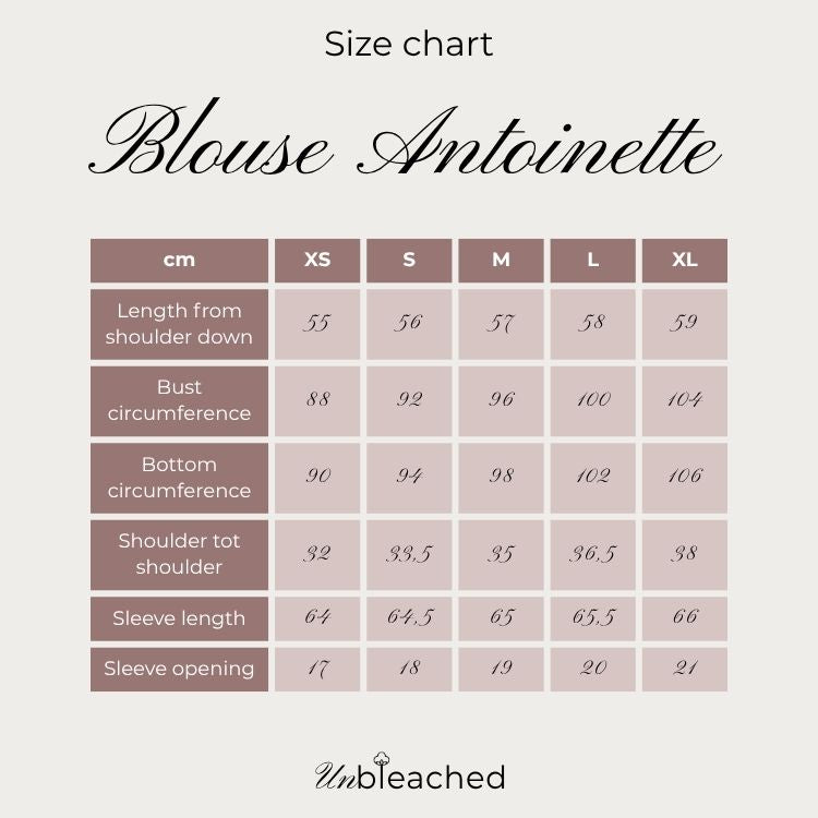 Kanten Blouse - Antoinette (100% katoen)