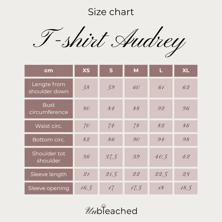 Tailliertes T-Shirt mit U-Boot-Ausschnitt – Audrey (100 % Baumwolle)