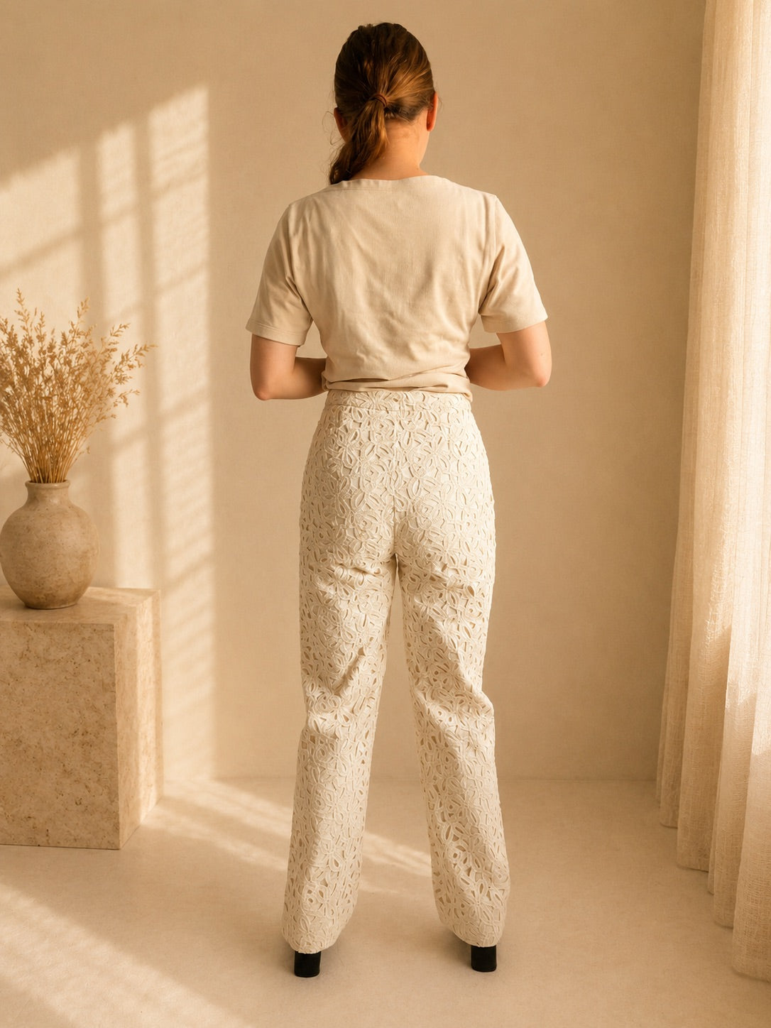 Kanten Pantalon - Antoinette (100% katoen)