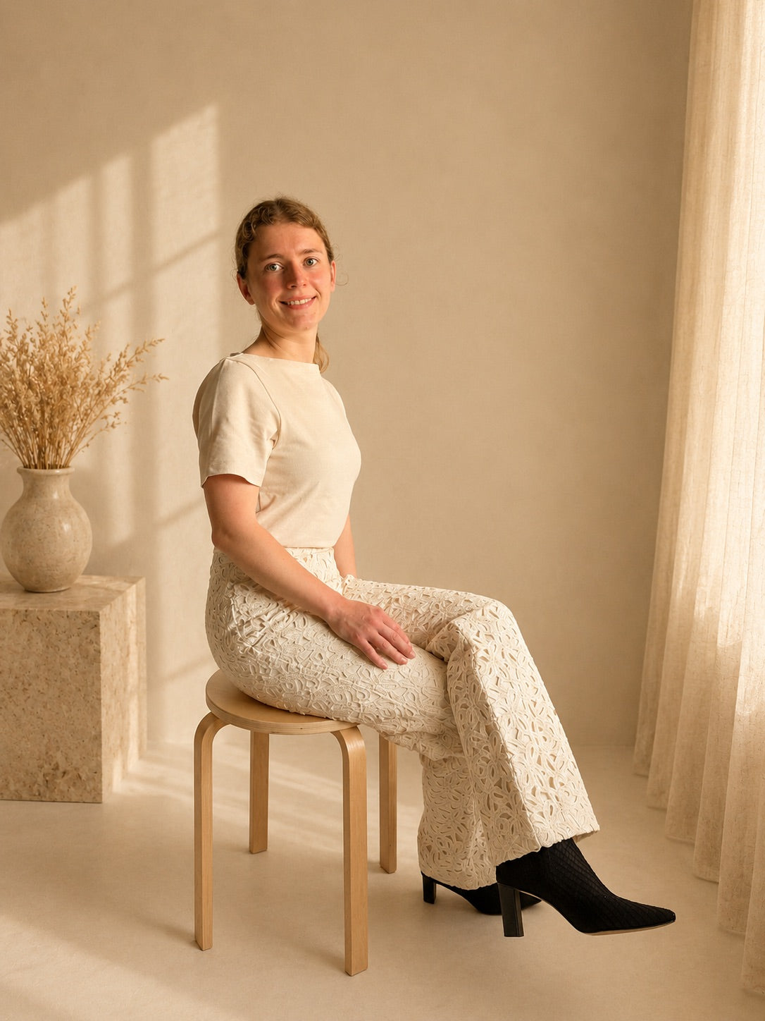 Kanten Pantalon - Antoinette (100% katoen)
