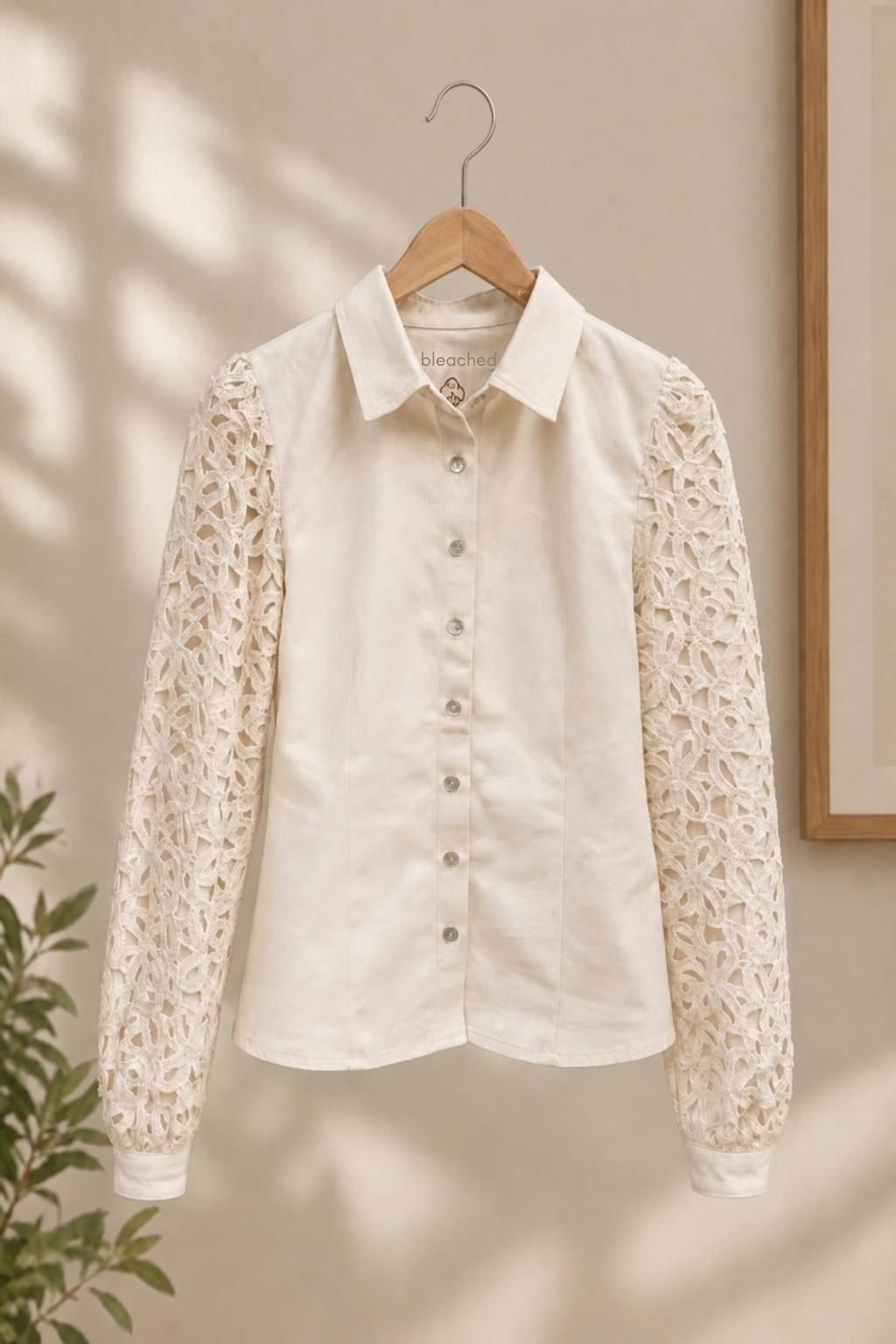 Kanten Blouse - Antoinette (100% katoen)